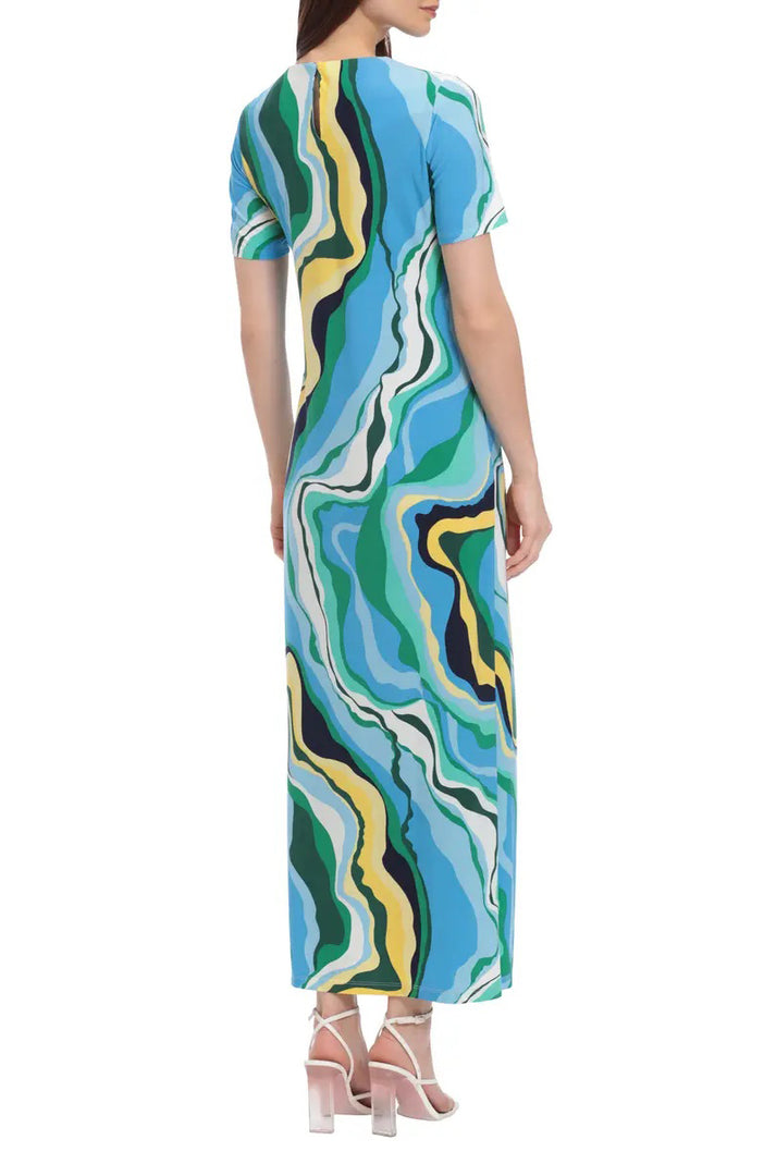 Donna Morgan DT037M Long Formal Printed Dress