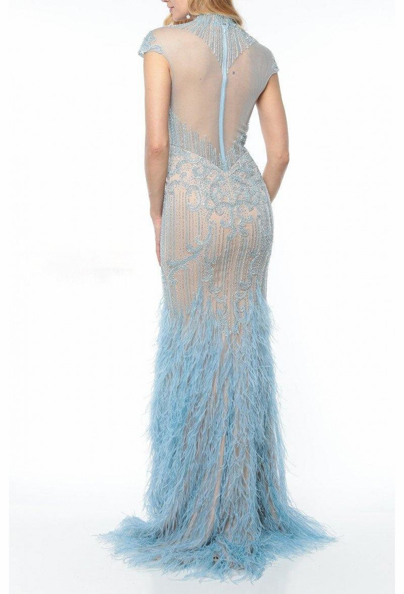 Terani Couture Fitted Long Prom Dress 1721GL4446 - The Dress Outlet