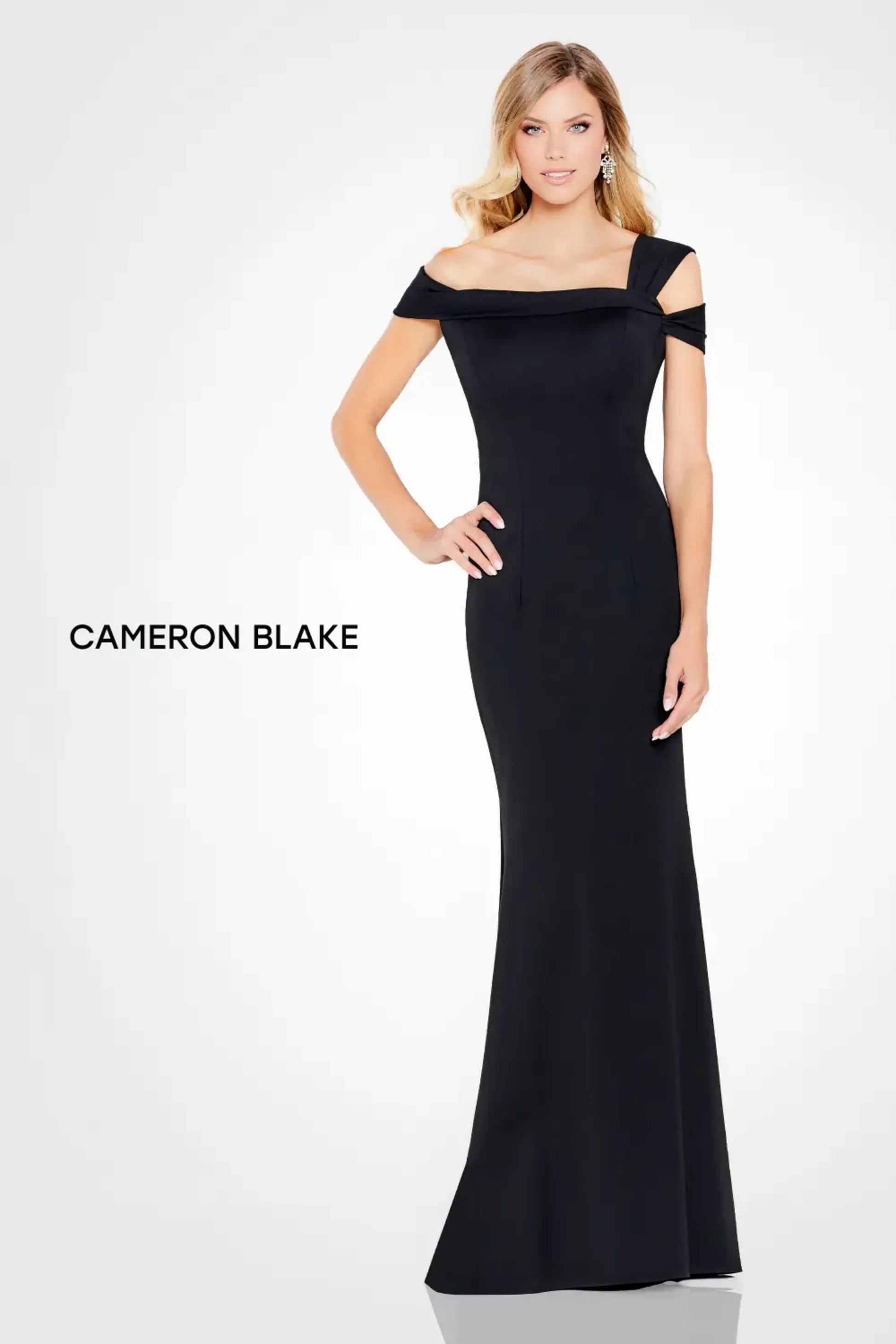 Cameron Blake 120604 Long Formal Fitted Evening Gown