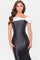 Formal Dresses Long Formal Beaded Evening Dress Black/Ivory