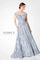 Formal Dresses Beaded A Line Long Evening Formal Dress Silver Gray