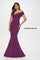 Formal Dresses Long Evening Formal Beaded Mermaid Dress Aubergine