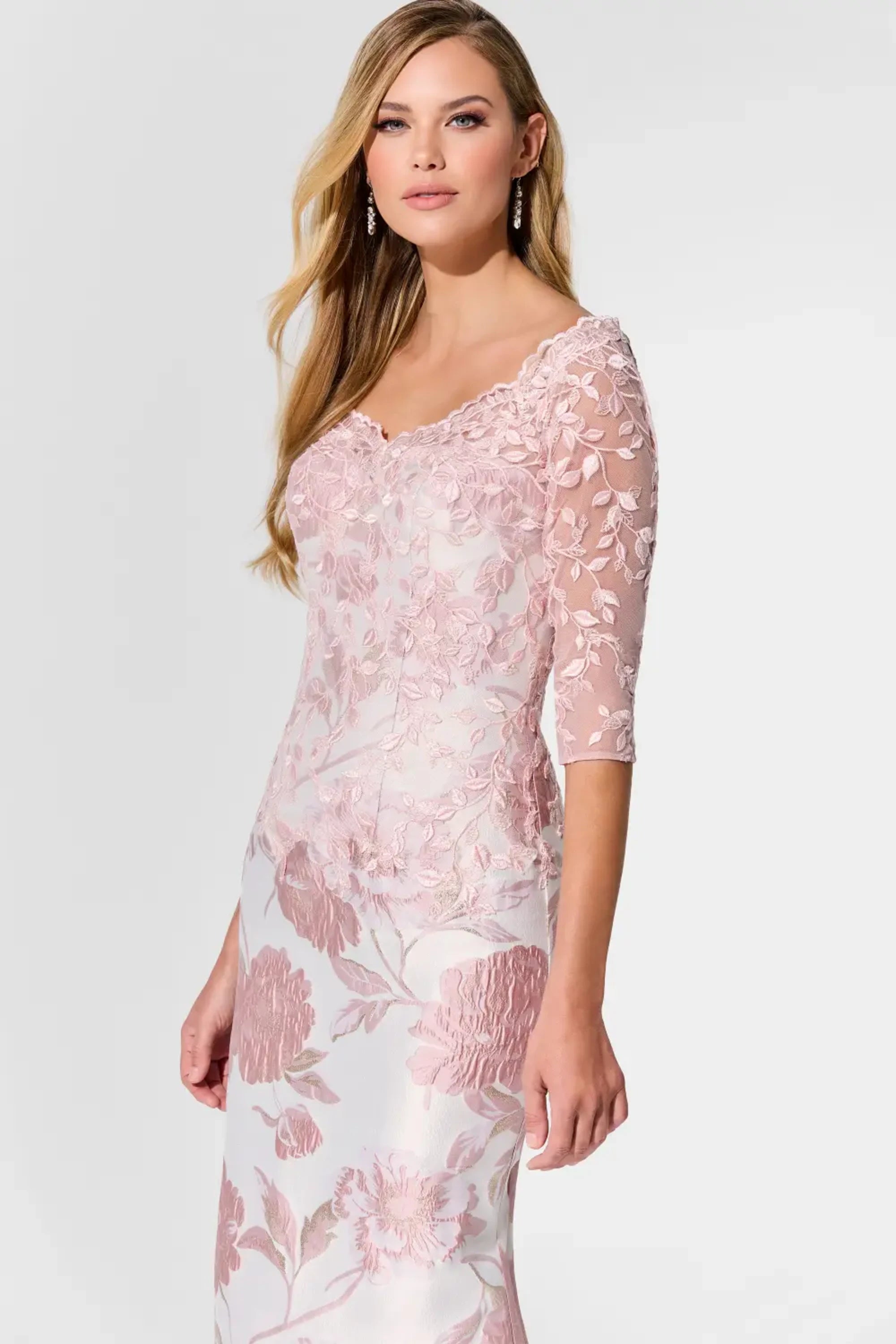 Mother of the Bride Dresses Long Mother of the Bride Formal Evening Gown Blush