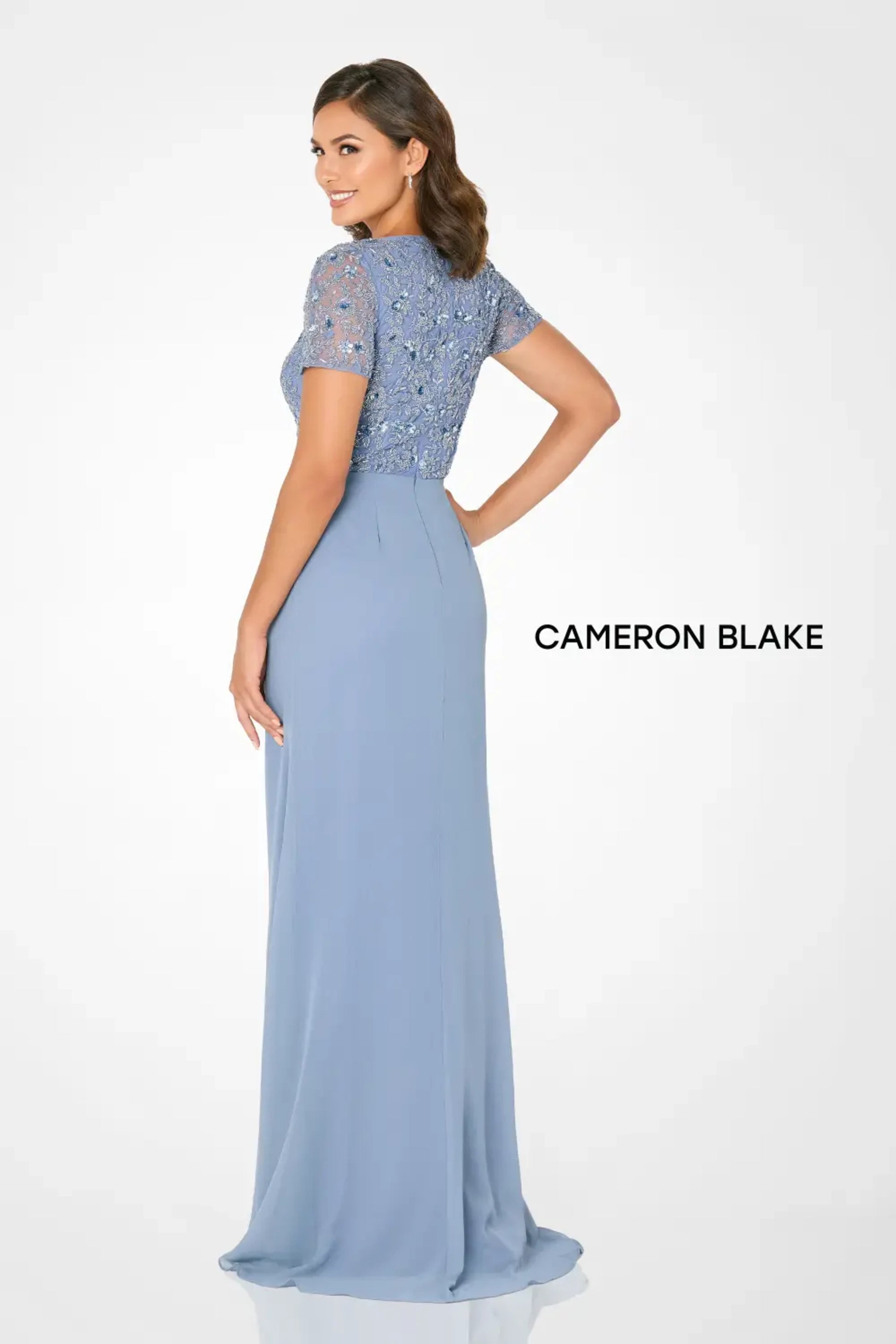 Cameron Blake CB794 Long A Line Mother of the Bride Dress