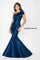 Formal Dresses Formal Long Pleated Evening Dress Navy Blue