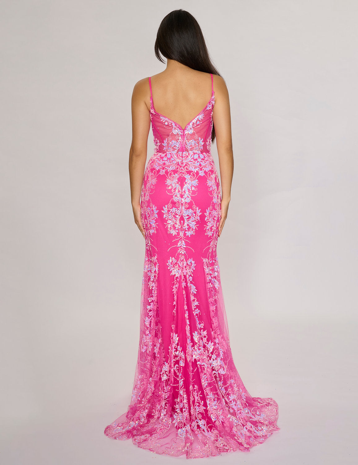 Nina Canacci 1562 Fitted Long Prom Formal Dress