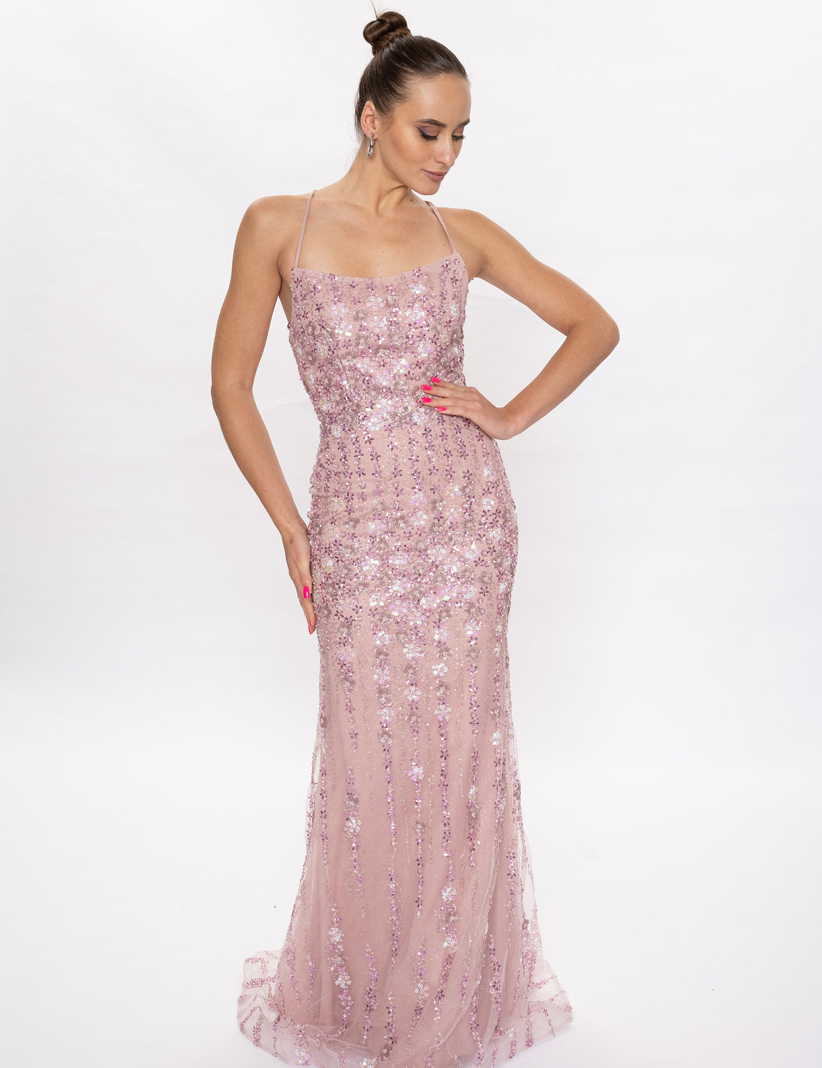 Nina Canacci 6625 Fitted Formal Long Prom Evening Dress
