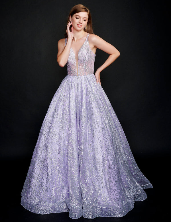 Nina Canacci 8202 Formal Long Prom A Line Dress