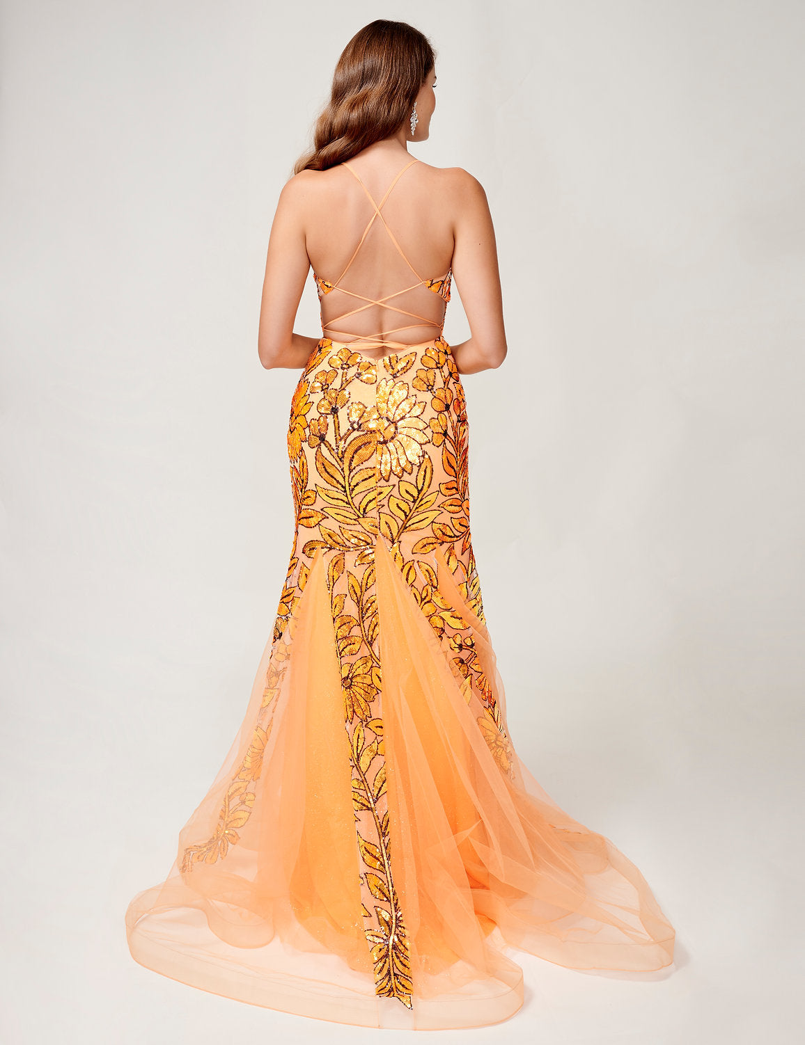 Nina Canacci 8236 Formal Long Prom Mermaid Sequin Dress