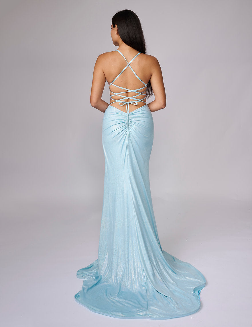 Prom Dresses Long Formal Mermaid Prom Dress Nina Canacci 2389 Baby Blue