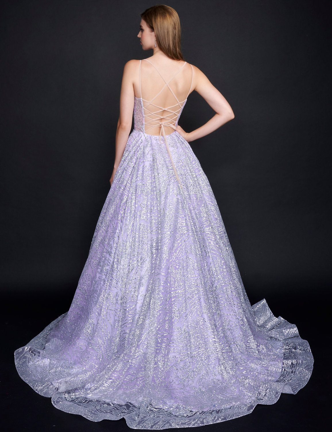 Prom Dresses Formal Long Prom A Line Dress Lilac
