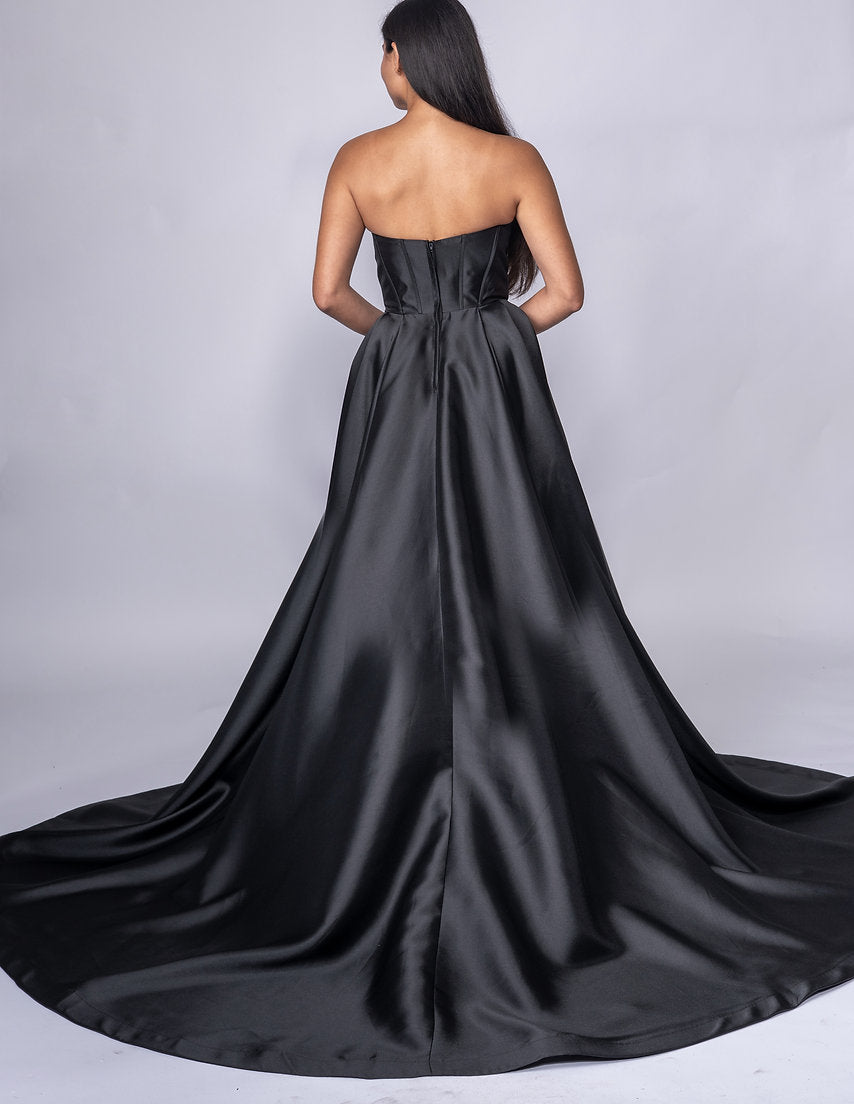Prom Dresses Long Formal Evening A Line Prom Gown Nina Canacci 6721 Black