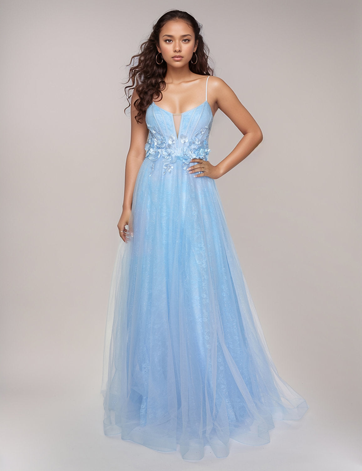 Nina Canacci 3268 Formal Long Glitter Prom Dress