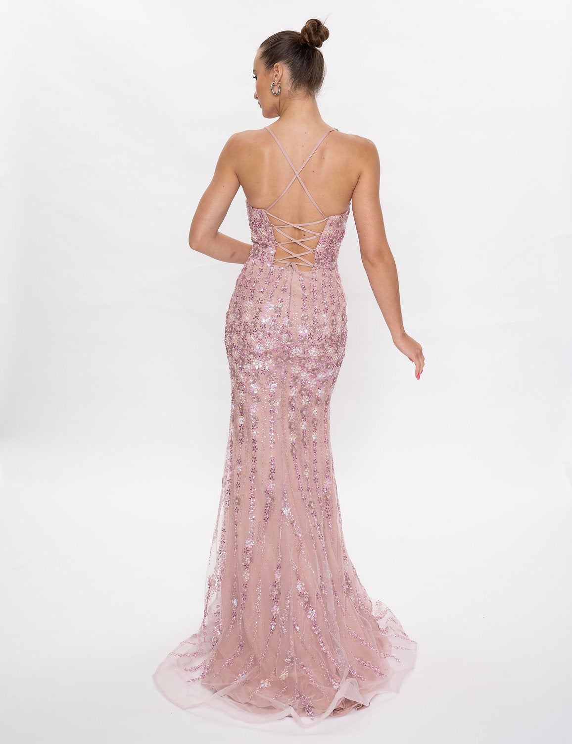 Nina Canacci 6625 Fitted Formal Long Prom Evening Dress