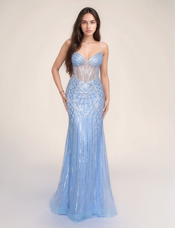 Nina Canacci 4428 Fitted Formal Long Prom Evening Dress