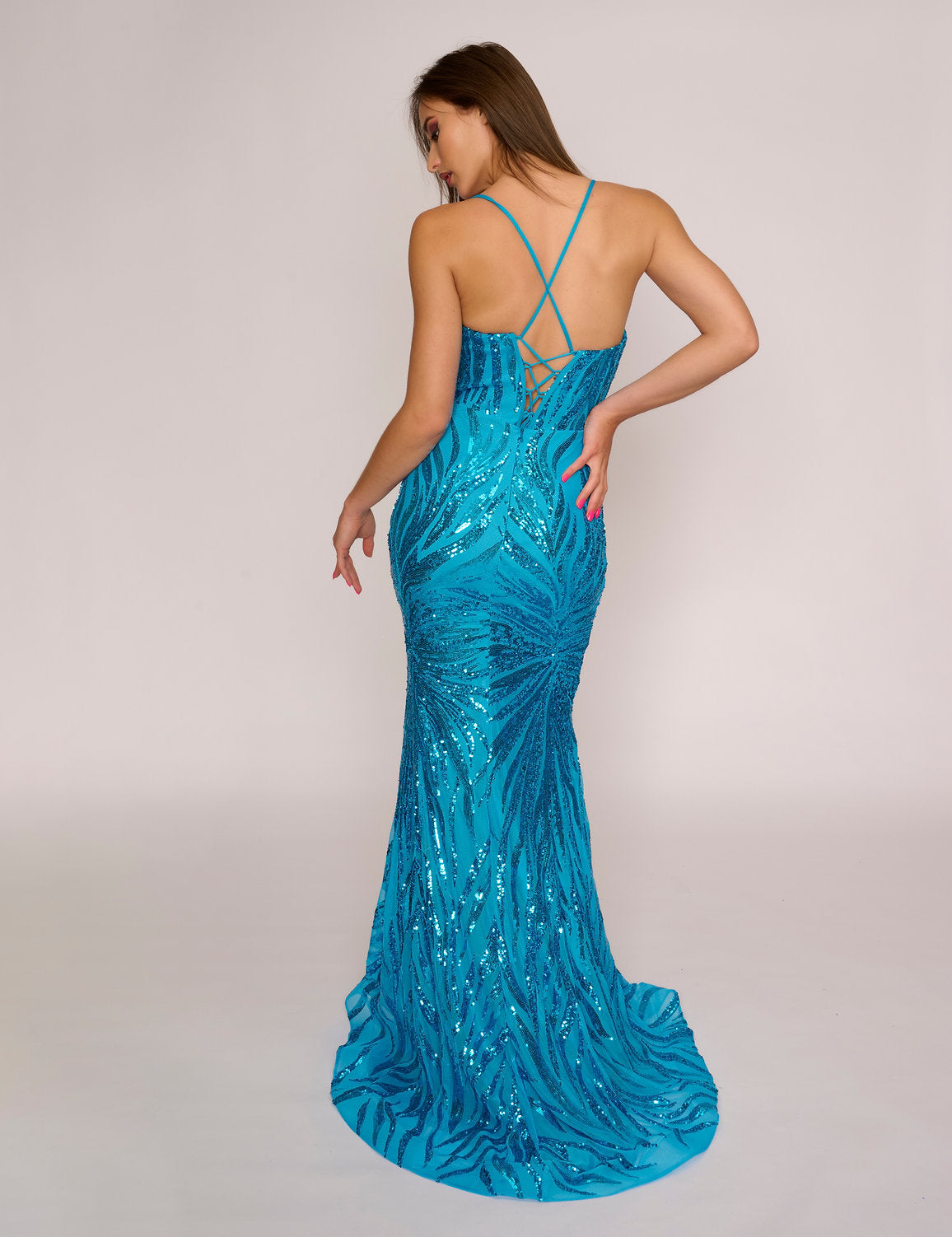 Nina Canacci 4433 Formal Long Mermaid Prom Dress