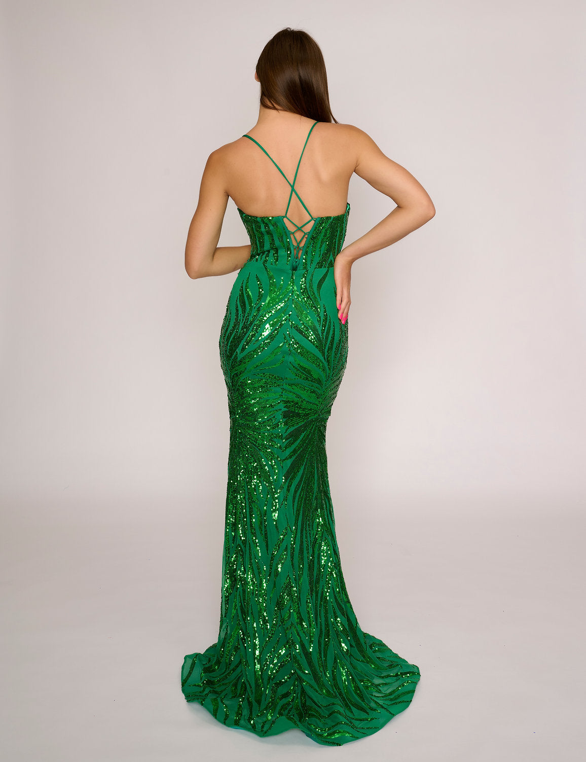 Nina Canacci 4433 Formal Long Mermaid Prom Dress