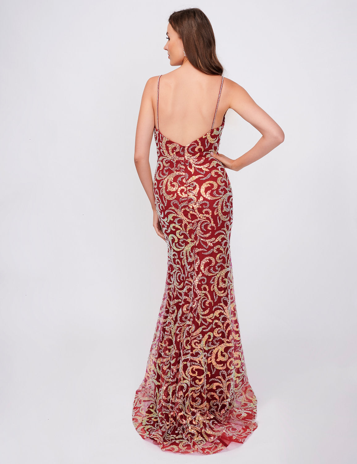 Prom Dresses Long Formal Prom Fitted Dress Red