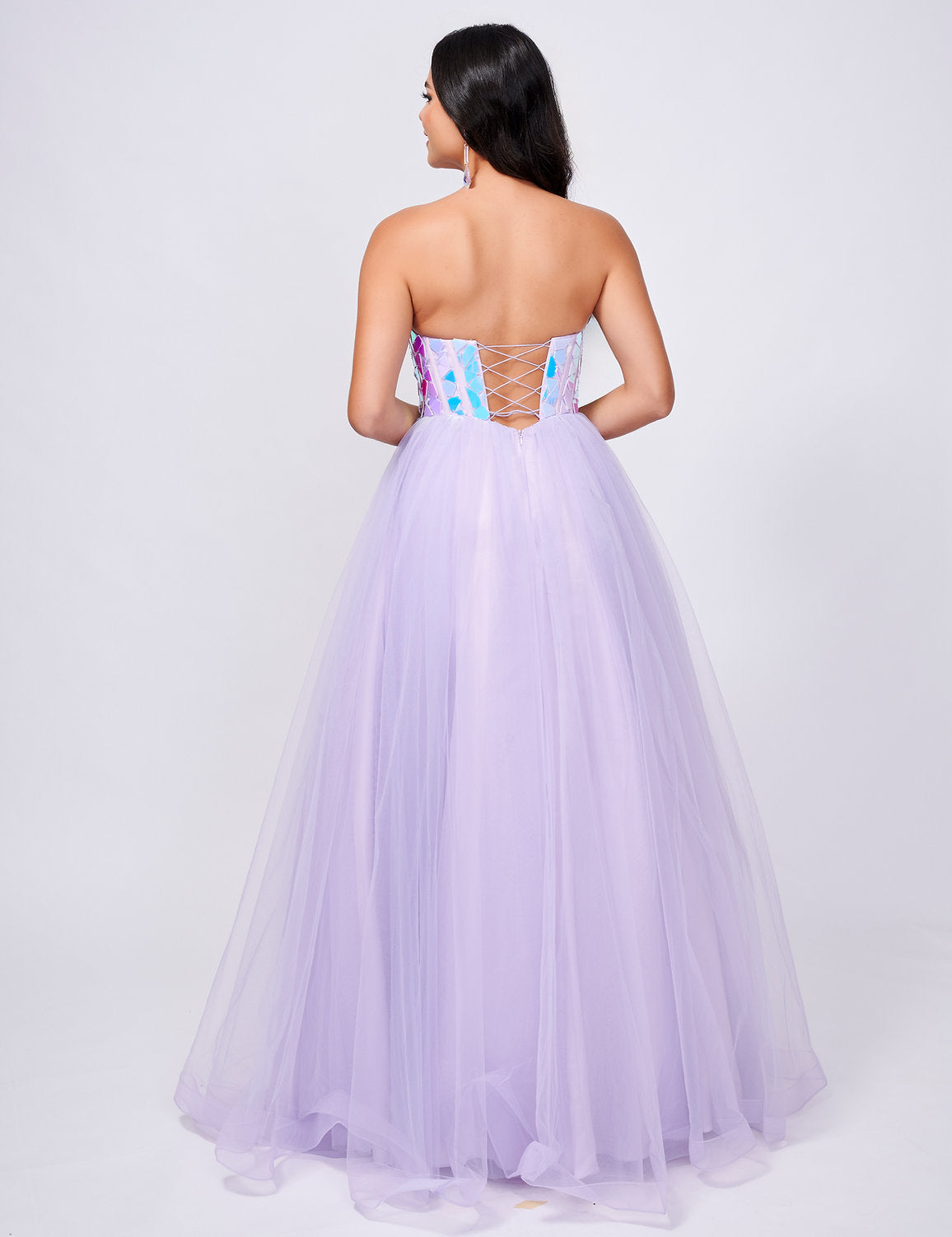 Nina Canacci 8229 Prom Long A Line Formal Lace Dress