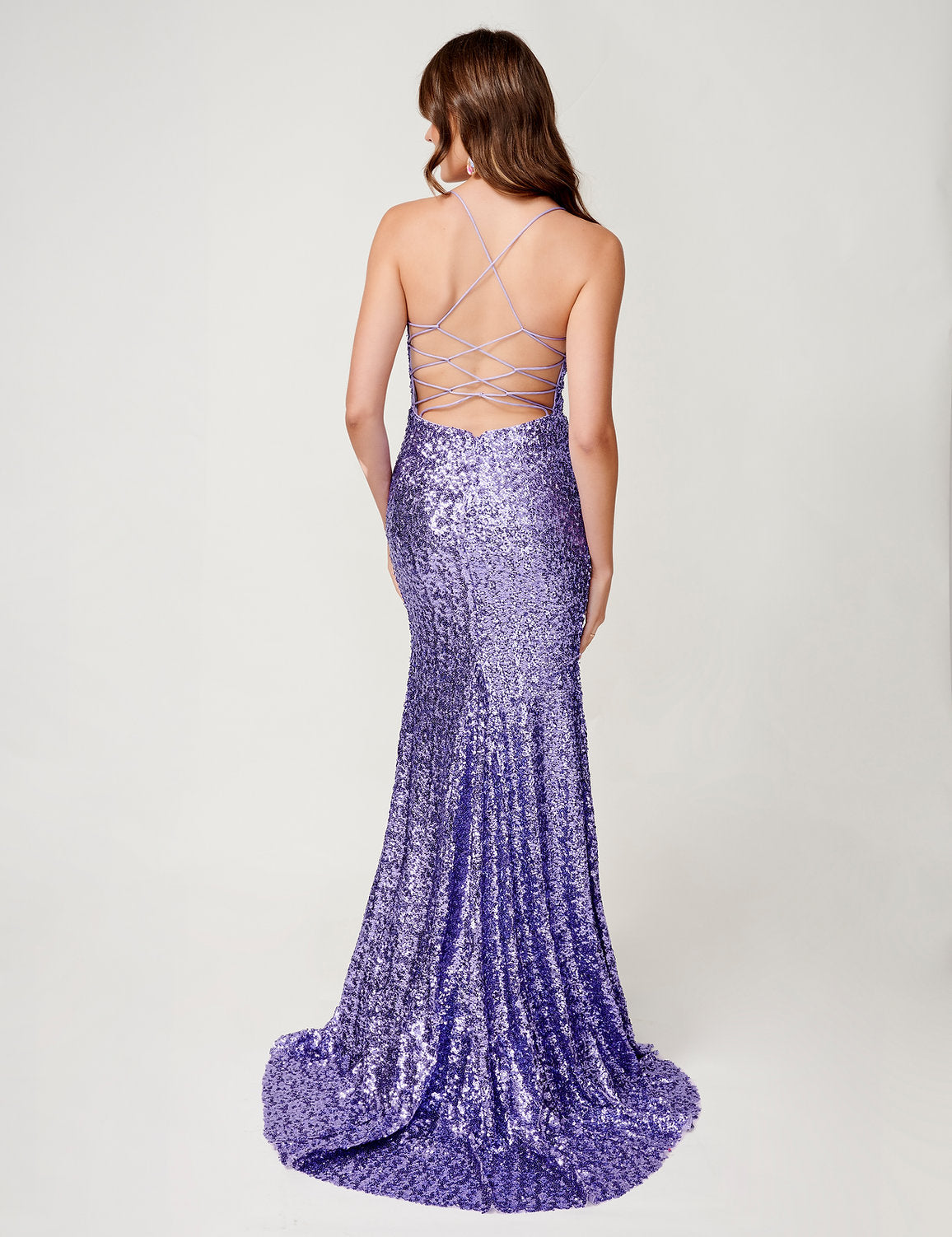Nina Canacci 4400 Mermaid Long Formal Slit Prom Dress