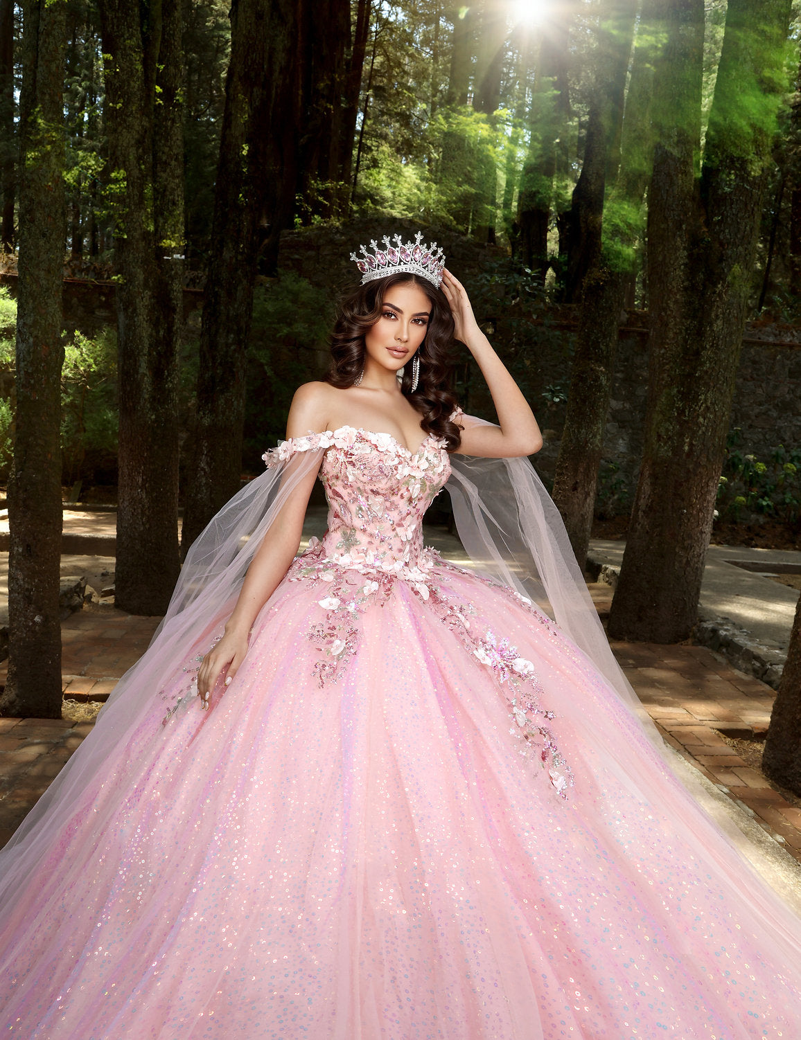Nina Canacci Q114 Long Ball Gown Sweet 16 Quinceanera Dress