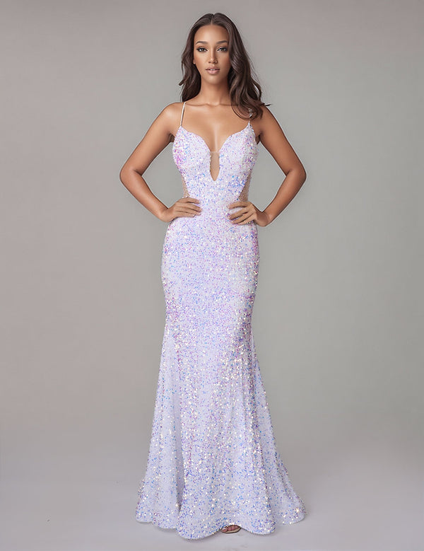 Sequin Mermaid Long Bridal Wedding Dress Nina Canacci 1616