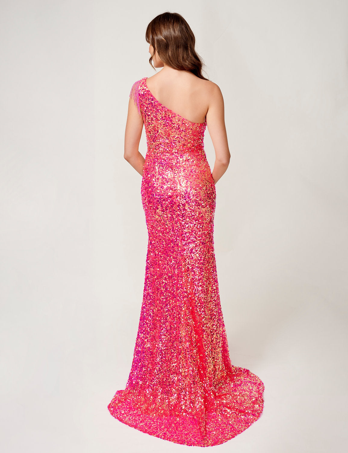 Nina Canacci 4405 Fitted Formal Prom Long Sequin Dress