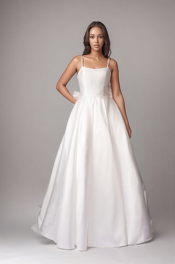 Bridal Long Ball Gown Wedding Dress Nina Canacci 3279