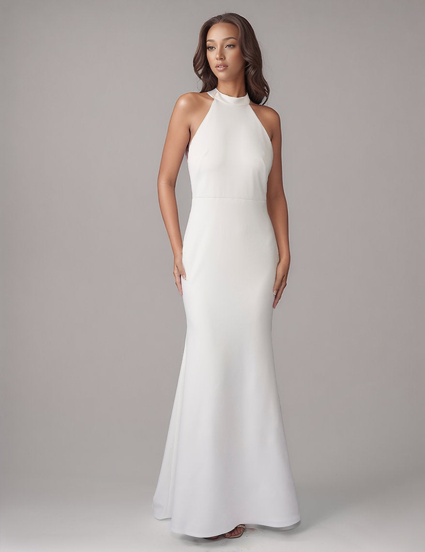 Wedding Dresses Long Mermaid Bridal Wedding Dress Nina Canacci 2464 Ivory