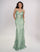 Prom Dresses Fitted Long Prom Formal Dress Sage