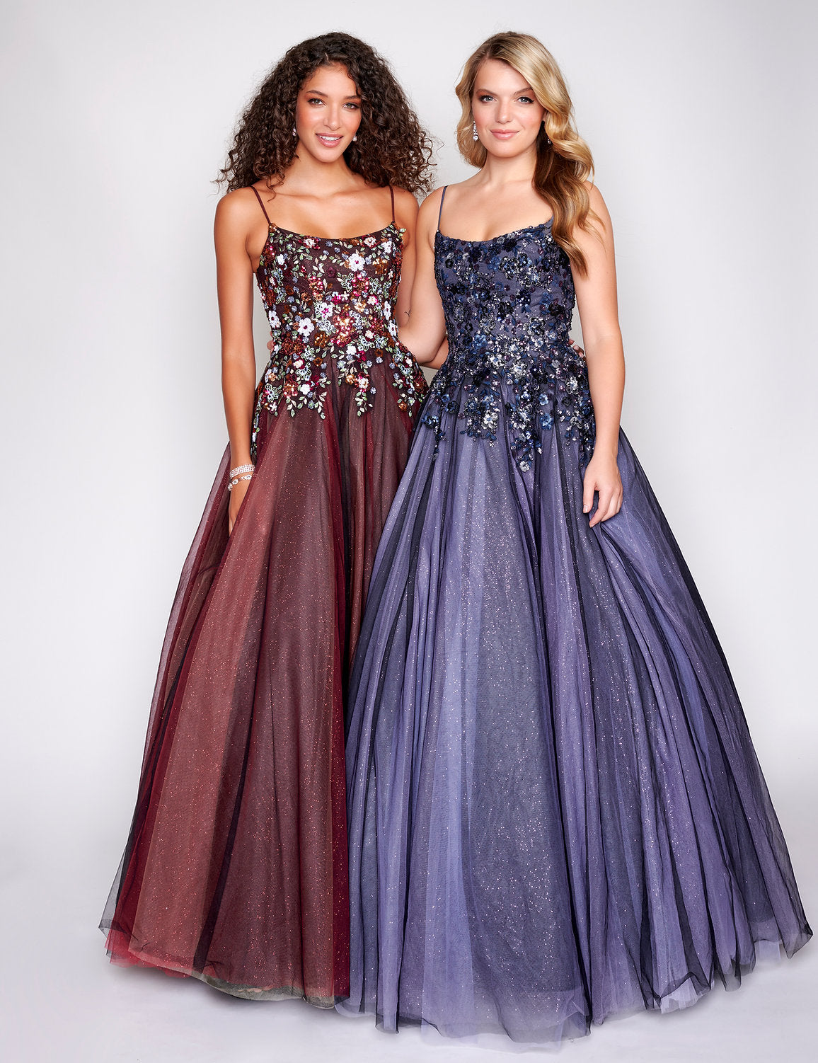 Nina Canacci 3206 A Line Long Formal Lace Prom Dress