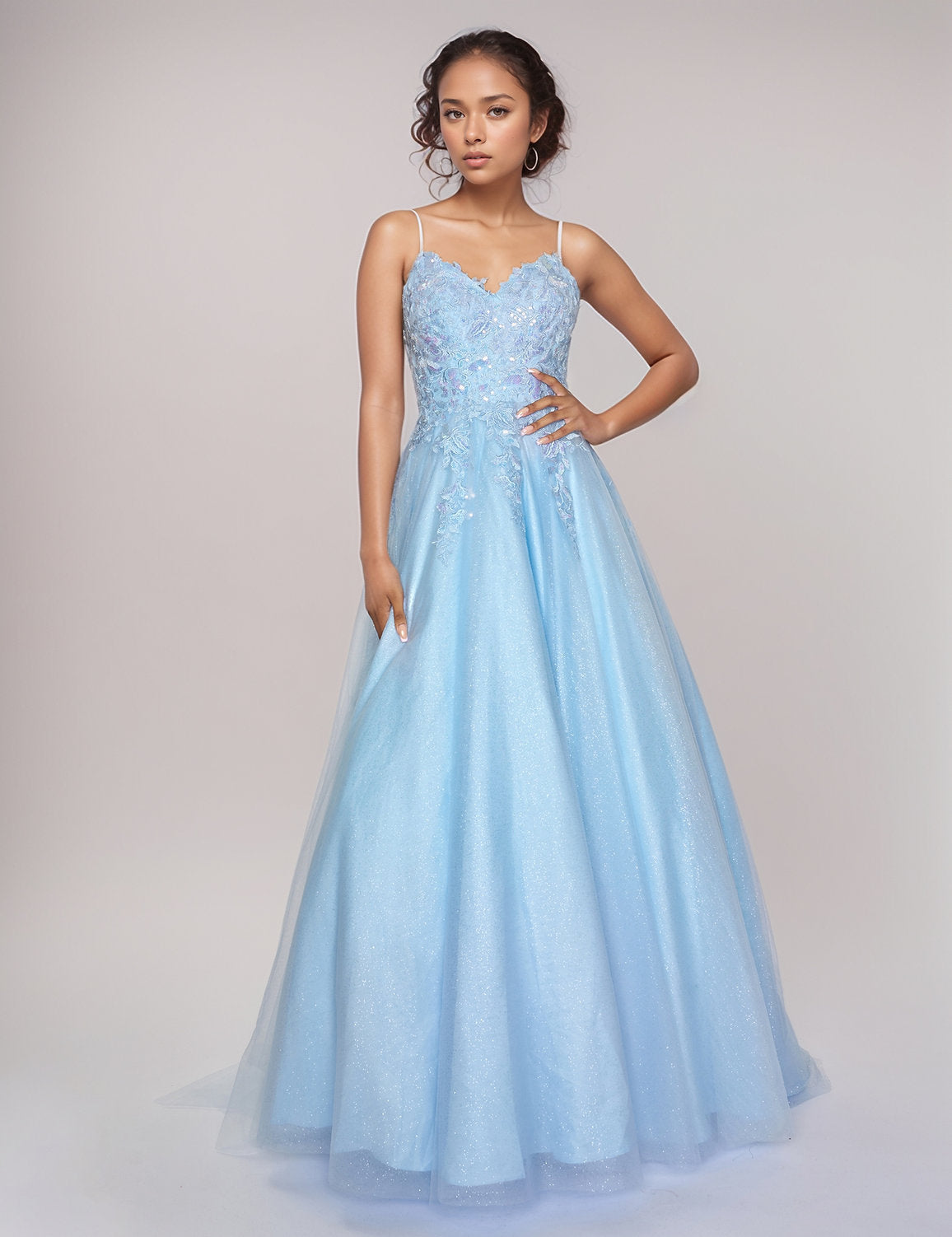 Nina Canacci 6624 Formal Long A Line Prom Dress