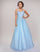 Prom Dresses Formal Long A Line Prom Dress Light Blue