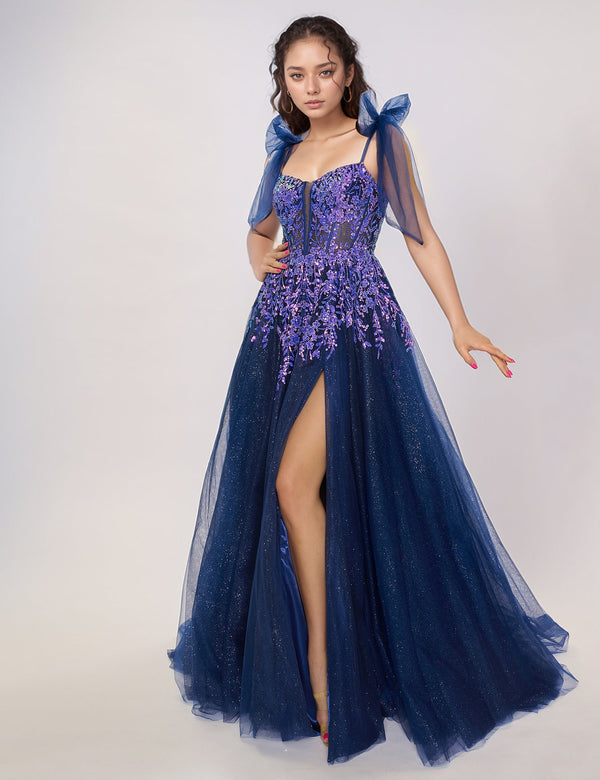 Nina Canacci 3269 Slit Long Formal Evening Prom Dress