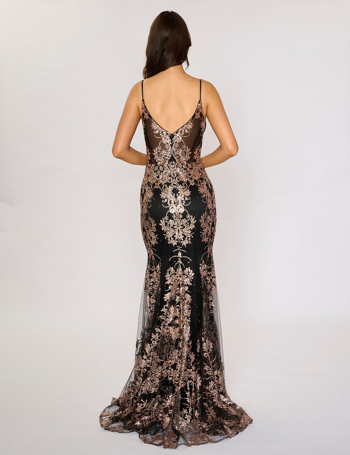Nina Canacci 1562 Fitted Long Prom Formal Dress