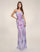 Prom Dresses Fitted Long Formal Prom Sequin Dress Lilac