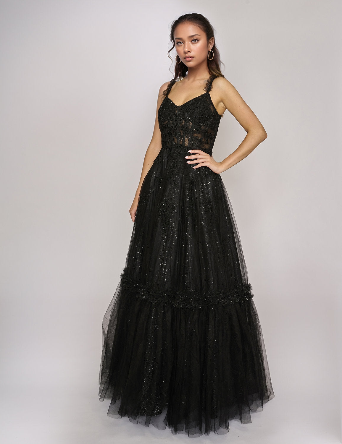 Nina Canacci 3272 Prom Long Formal Lace Dress