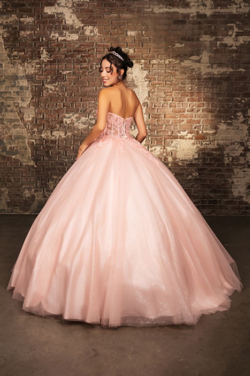 Sweetheart Floor-Length Tulle Quinceañera Ball Gown May Queen LK243