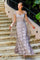 Ivonne D 122D65W Long Plus Size Formal Floral Lace Evening Dress