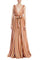 Formal Dresses Long Formal Stripe Evening Dress Blush Multi