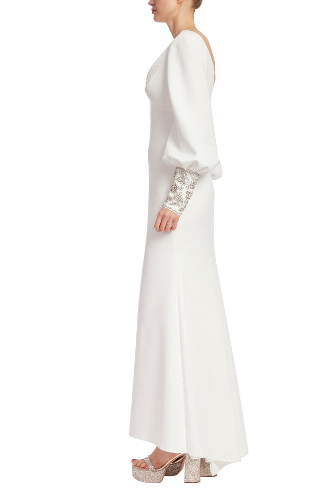 Badgley Mischka EG4094 Fitted Long Sleeve Formal Dress