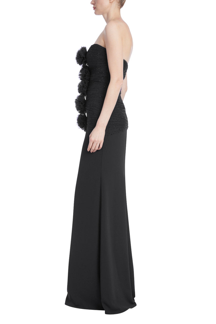 Badgley Mischka EG4142 Long Formal Fitted Prom Dress