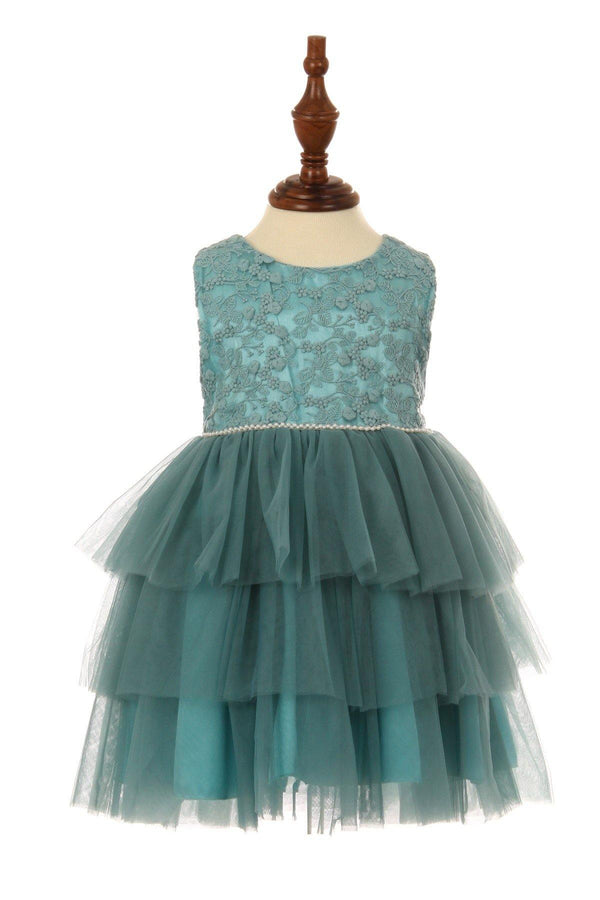 Elegant Flower Girl Dress Sleeveless