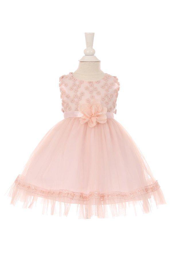 Elegant Sleeveless Lace Baby Dress Flower Girls - The Dress Outlet Cinderella Couture