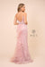 Embellished Long Fitted Prom Dress Formal - The Dress Outlet Nox Anabel