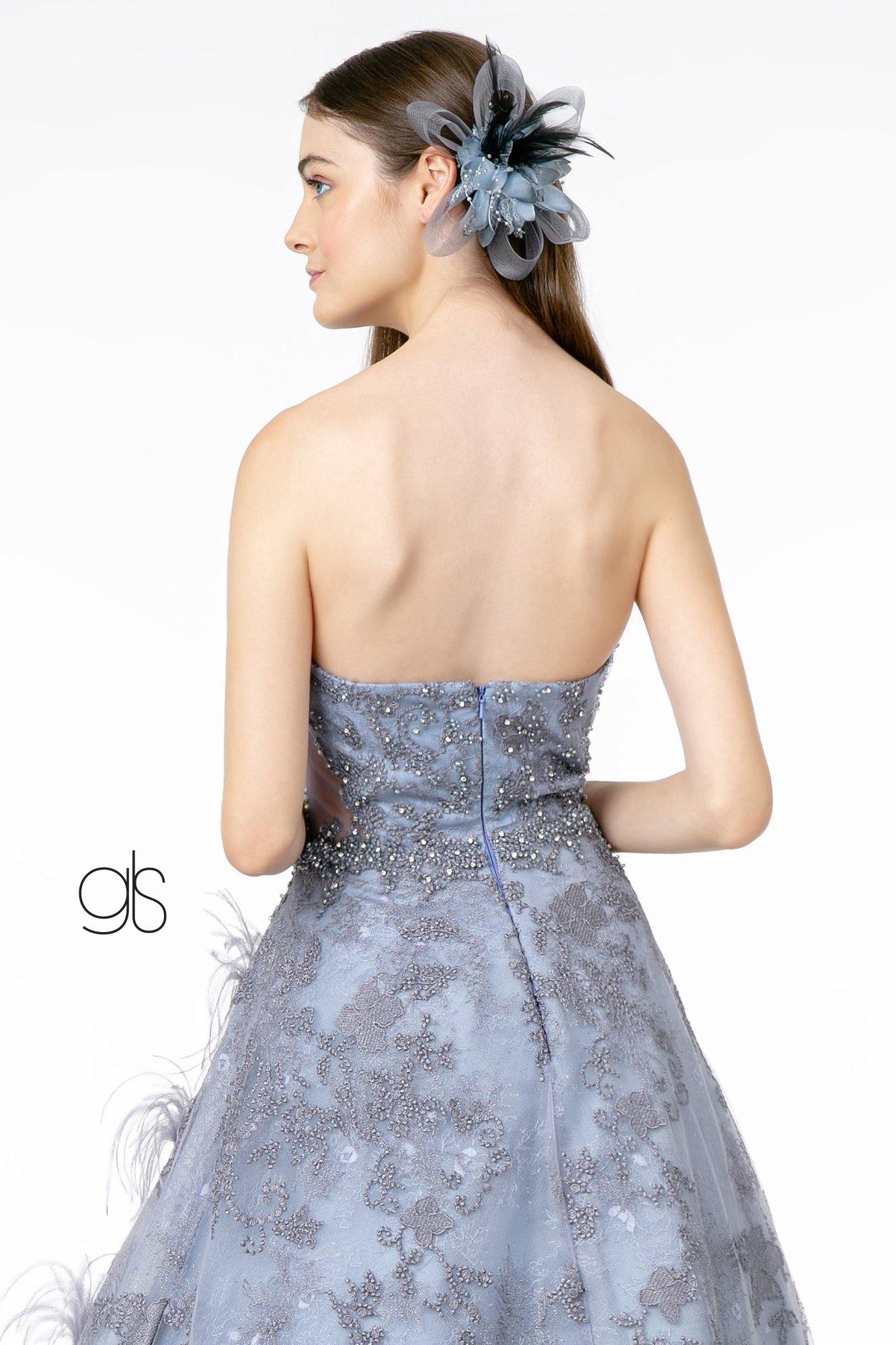 Embroidered Prom Long Dress