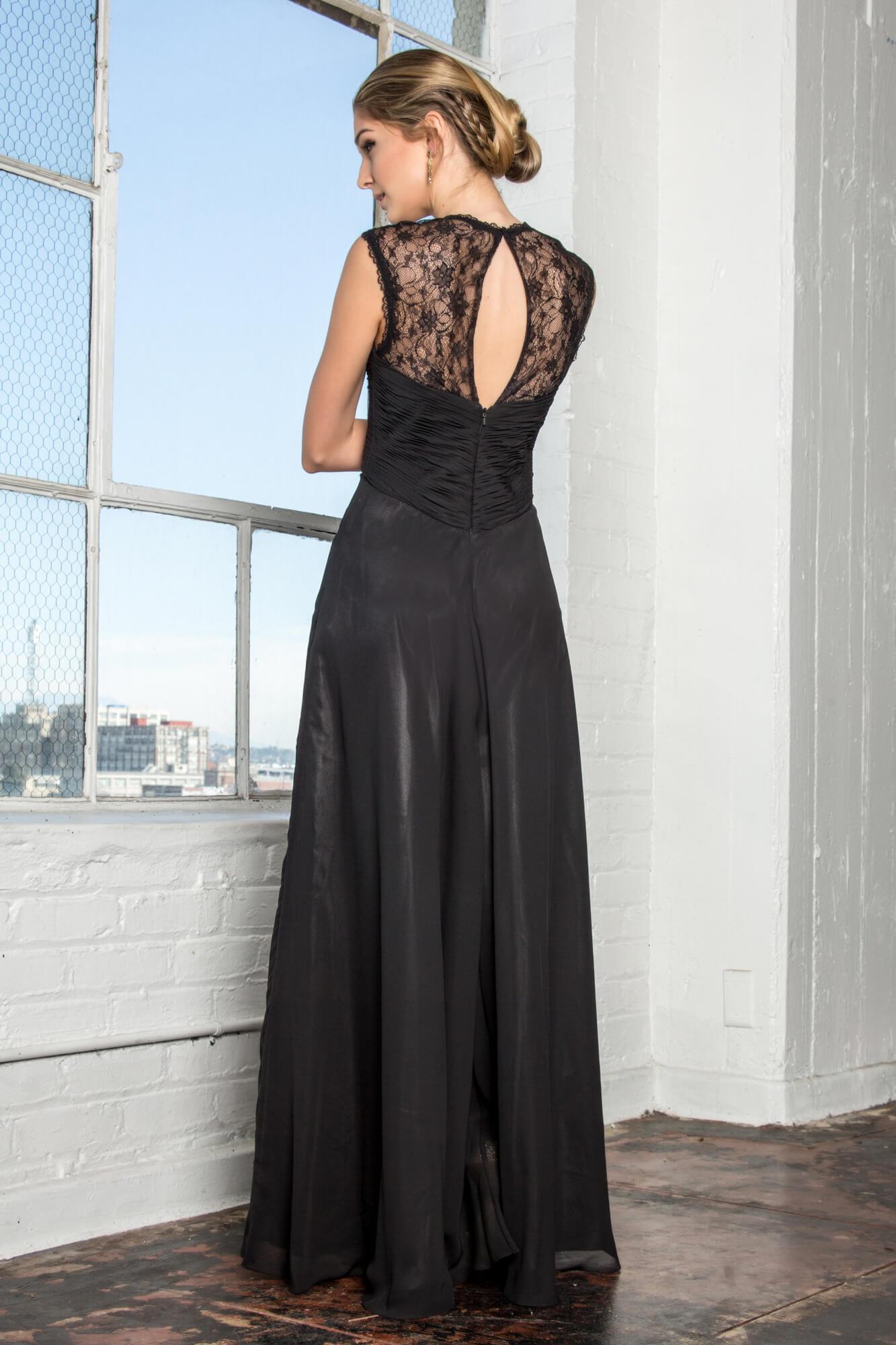 Red Empire Waist Long Prom Dress Formal