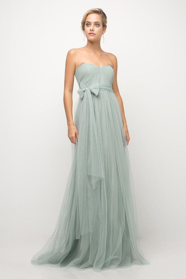 LaDivine ET322 Long Formal A Line Evening Prom Dress