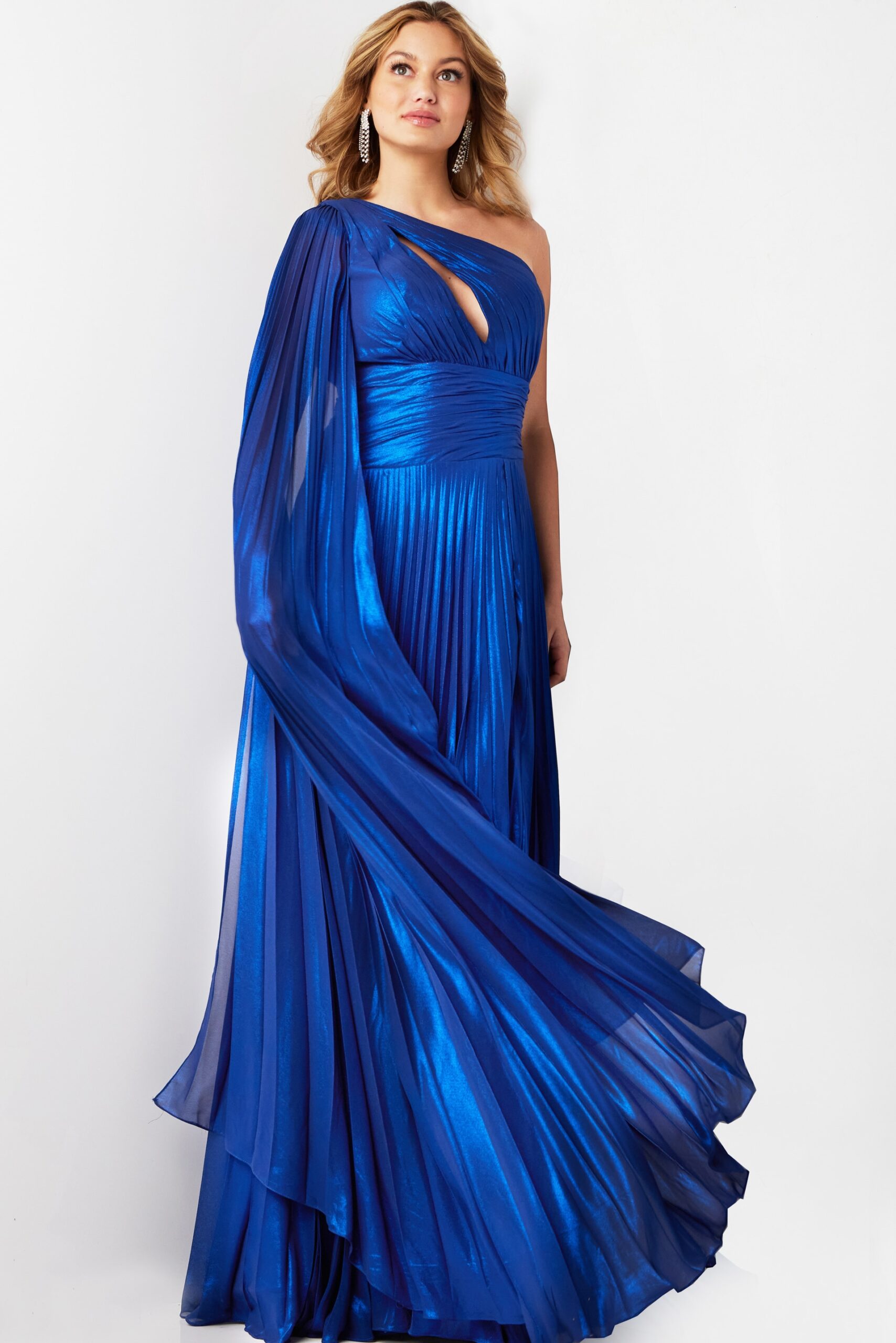 Jovani 36462 Pleated Skirt Long Formal Prom Dress