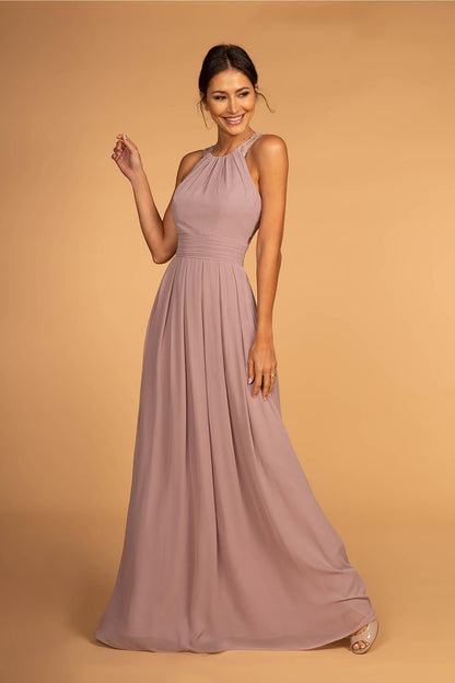 Evening Bridesmaid Long Formal Dress - The Dress Outlet Elizabeth K